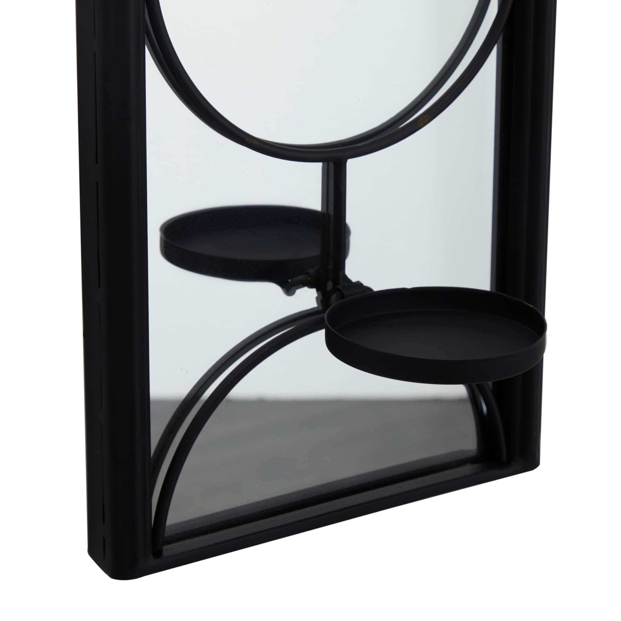 CosmoLiving by Cosmopolitan Black Metal Modern Wall Sconce